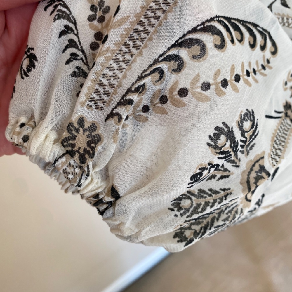 NWT Anthropologie by Floreat Cantata Peasant Blouse Size 4 - Picture 5 of 13
